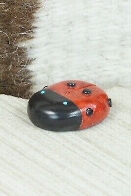 Ladybug Zuni Fetish Carving - Reynold Lunasee
