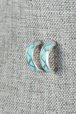 Turquoise & Sterling Silver Earrings - Tina Gasper