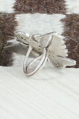 Turquoise & Sterling Silver Ring - Delbert Arviso - Size 9.5