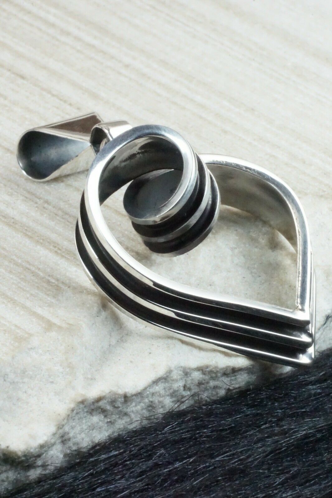 Sterling Silver Pendant - Tom Hawk