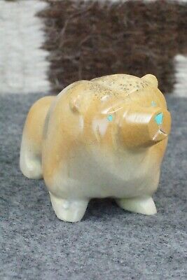 Lion Zuni Fetish Carving - Enrike Leekya