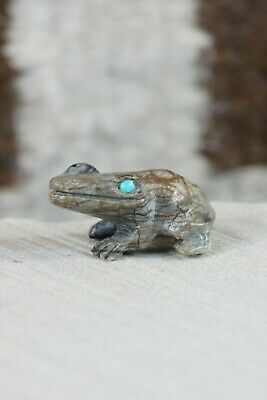 Frog Zuni Fetish Carving - Dane Malani - High Lonesome Trading