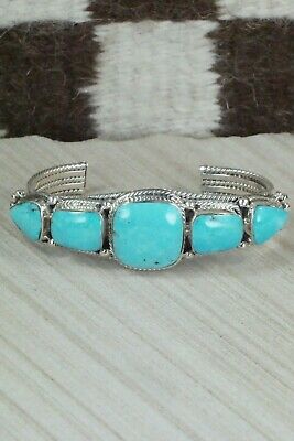 Turquoise & Sterling Silver Bracelet - Thomas Yazzie