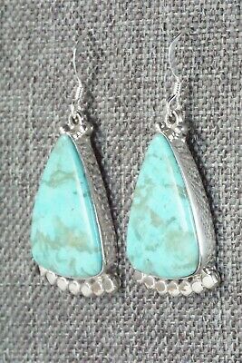 Turquoise & Sterling Silver Earrings - Verley Betone