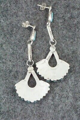 Turquoise & Sterling Silver Earrings - Carlene Hattie