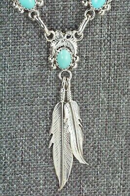 Turquoise & Sterling Silver Necklace - Verley Betone