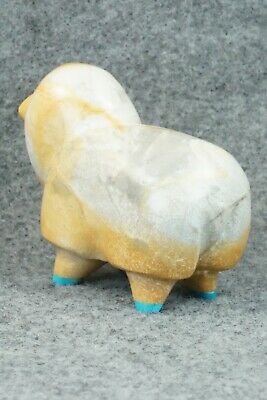 Sheep Zuni Fetish Carving - Enrike Leekya