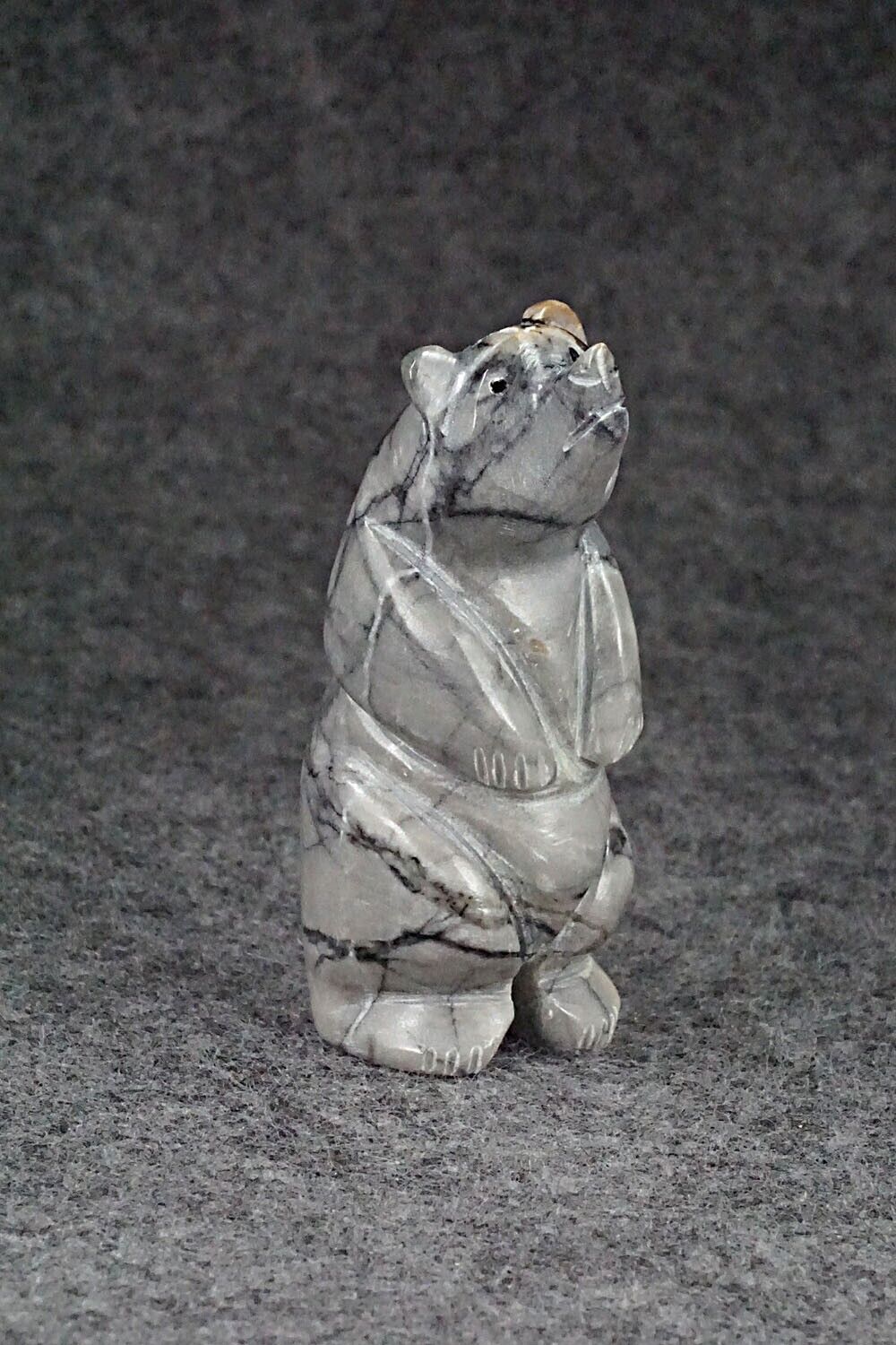 Bear Navajo Fetish Carving - Albert Livingston
