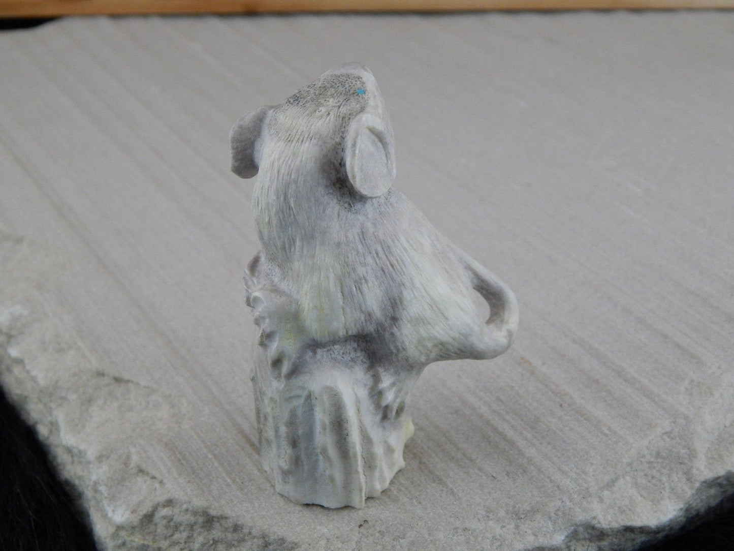 Mouse Zuni Fetish Carving - Maxx Laate - High Lonesome Trading