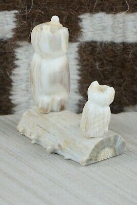 Owl Zuni Fetish Carving - Brandon Phillips
