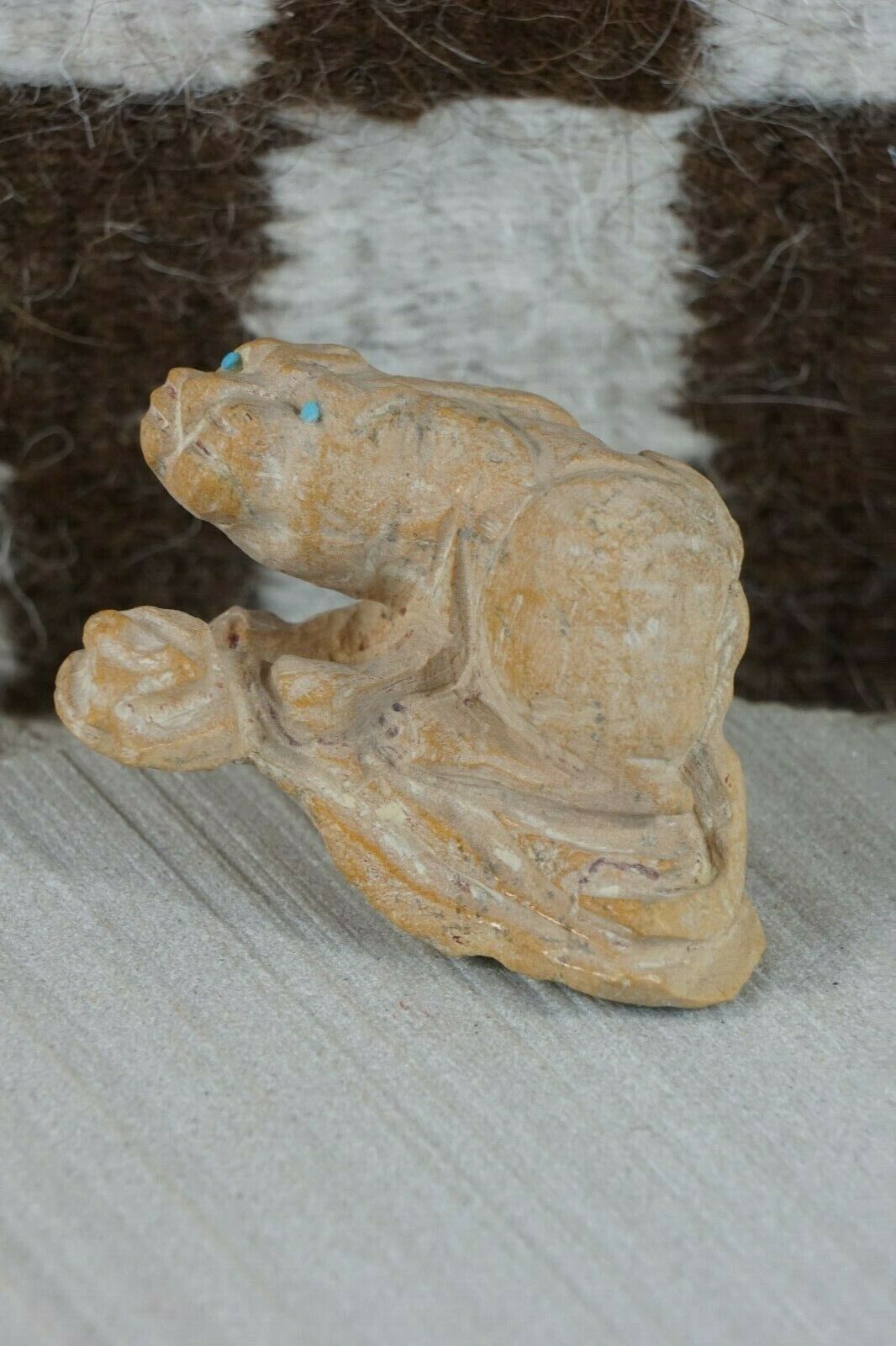 Mountain Lion Zuni Fetish - Jerrold Lahaleon - High Lonesome Trading