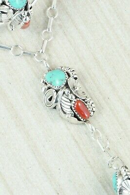 Turquoise & Coral Bracelet and Ring - Max Calladitto