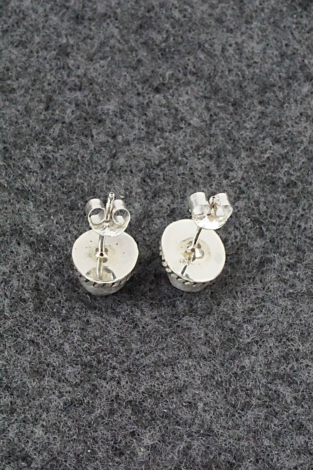 Turquoise & Sterling Silver Earrings - Rosemary Saunders