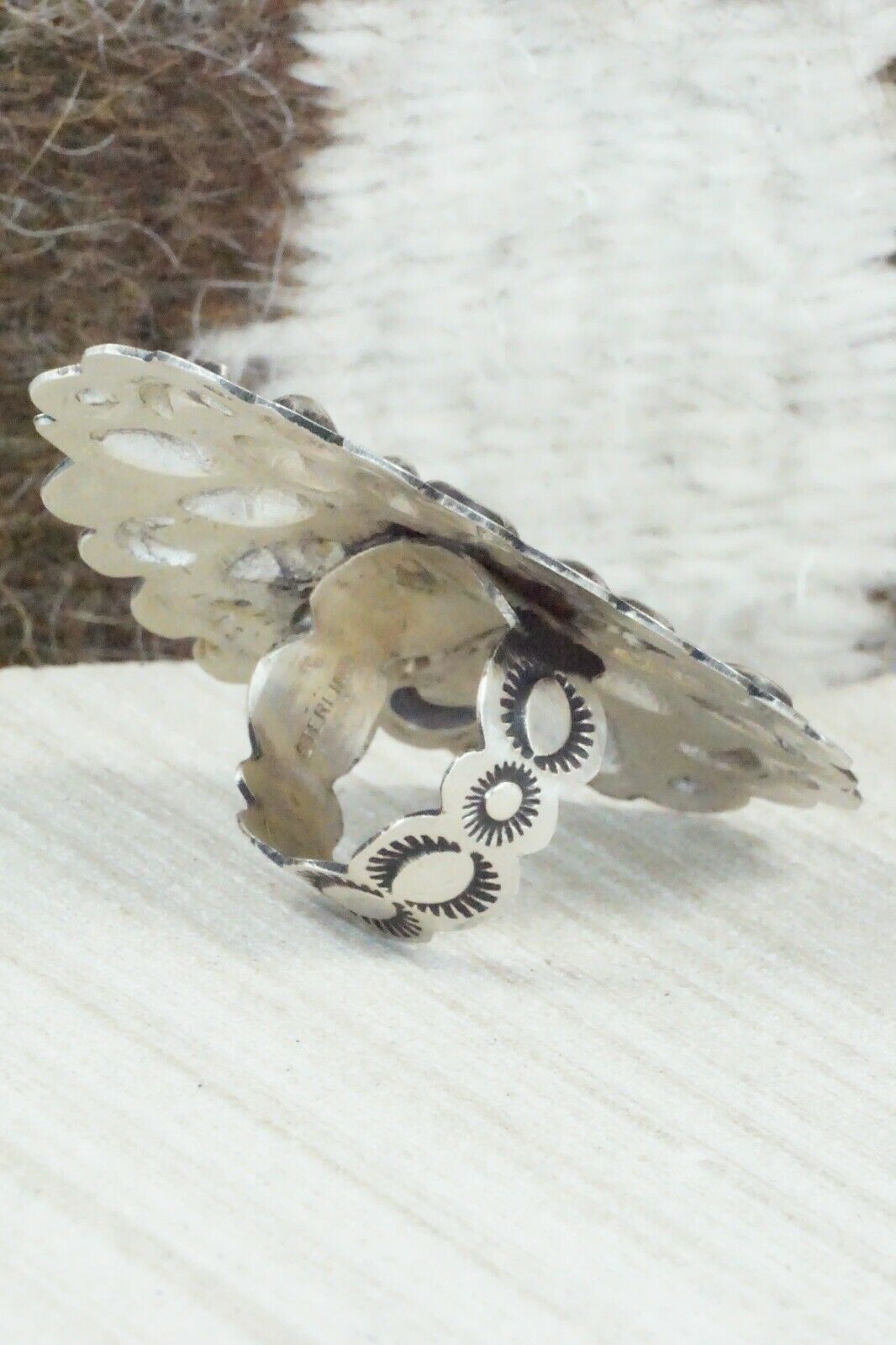 Sterling Silver Ring - Leander Tahe - Size 8.25
