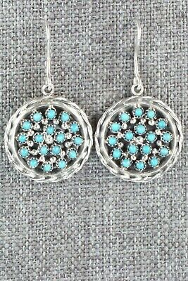 Turquoise & Sterling Silver Earrings - Stephen Haloo