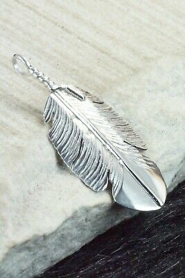 Sterling Silver Feather Pendant - Ben Begay
