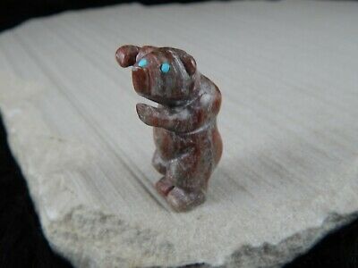 Bear Zuni Fetish Carving - Leo Pincion - High Lonesome Trading