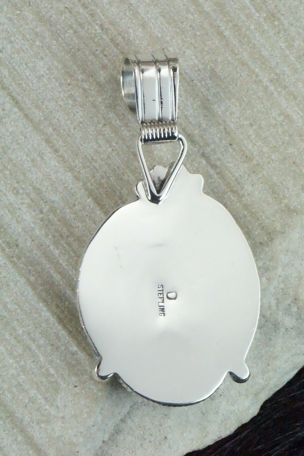 Turquoise & Sterling Silver Pendant - Davey Morgan
