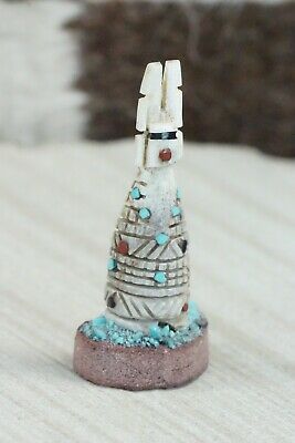 Corn Maiden Zuni Fetish Carving - Carl Etsate