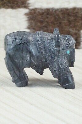 Buffalo Zuni Fetish Carving - Derrick Kaamasee