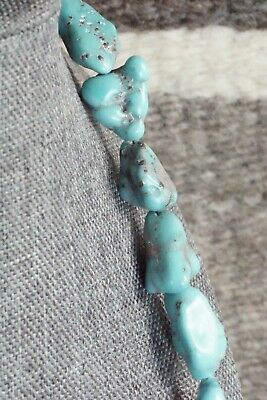 Turquoise & Sterling Silver Necklace - Navajo