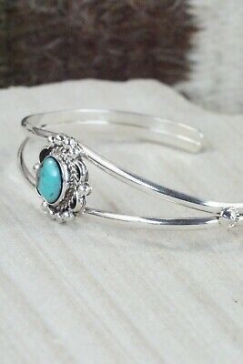 Navajo Turquoise & Sterling Silver Bracelet - Jan Mariano