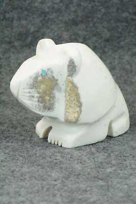 Lion Zuni Fetish Carving - Gilbert Lonjose