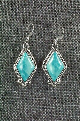 Navajo Turquoise & Sterling Silver Earrings - Sharon McCarthy