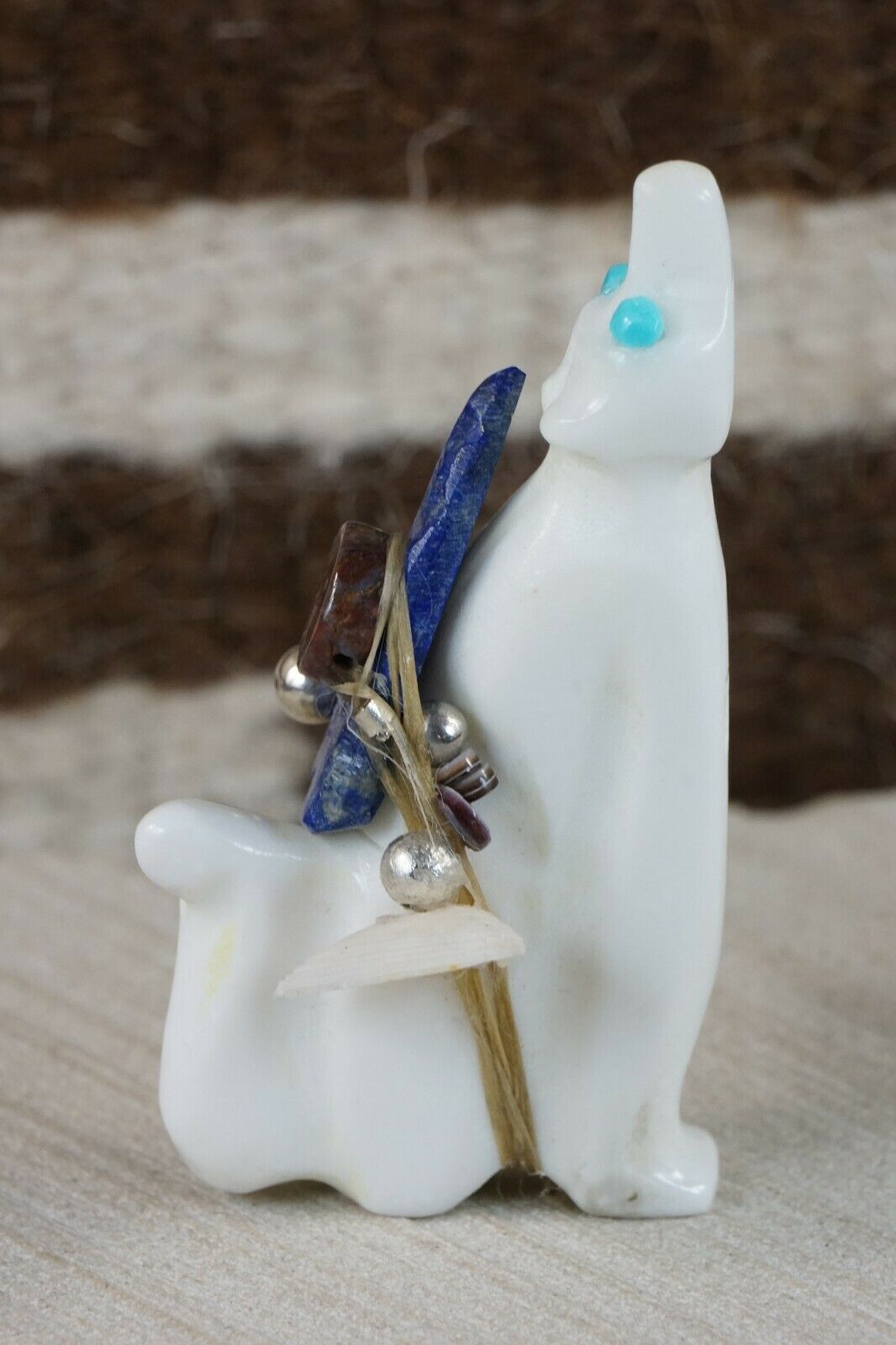 Wolf Zuni Fetish Carving - Lance Deysee - High Lonesome Trading