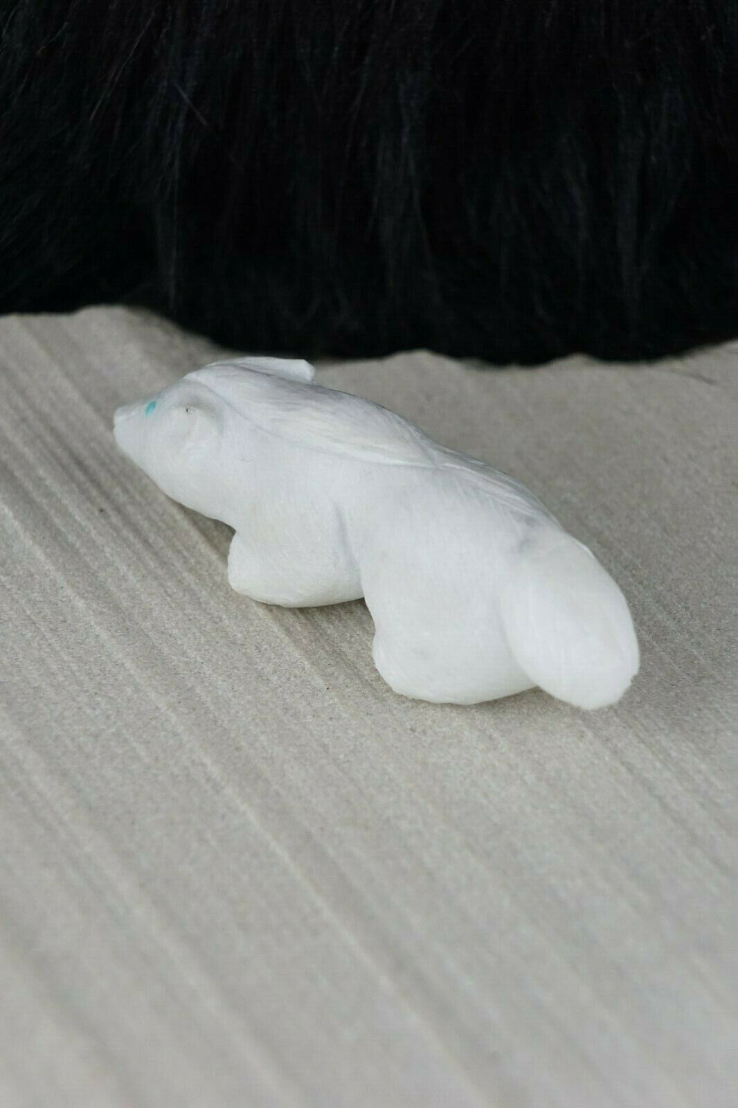 Badger Zuni Fetish Carving - Jonas Hastito - High Lonesome Trading
