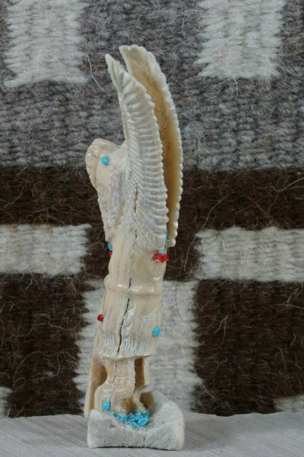 Eagle Dancer Fetish Carving - Marlon Lowsayatee - High Lonesome Trading