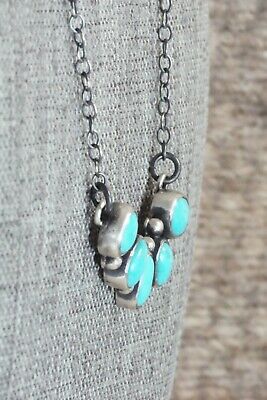 Turquoise & Sterling Silver Necklace - Bernyse Chavez