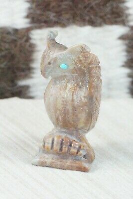 Owl Zuni Fetish Carving - Dana Malani