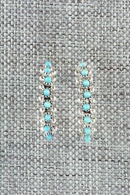 Turquoise & Sterling Silver Earrings - Stephen Haloo