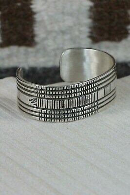Navajo Sterling Silver Bracelet - Bruce Morgan - High Lonesome Trading