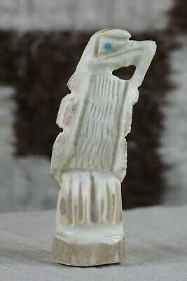 Eagle Zuni Fetish Carving - Jerrold Lahaleon - High Lonesome Trading