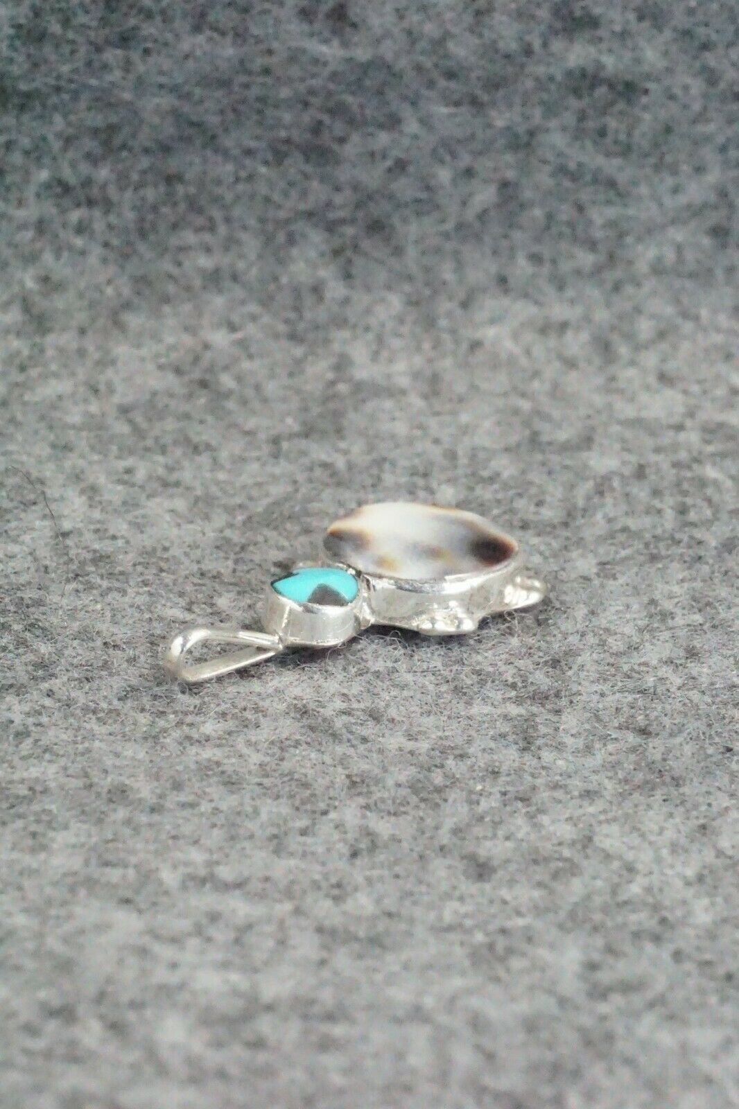 Turquoise & Sterling Silver Pendant - Kathryn Qualo