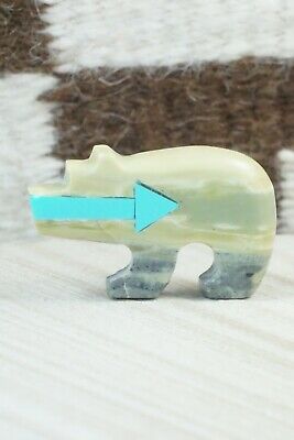 Bear Zuni Fetish Carving - Bernard Laiwakete