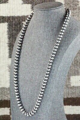 Sterling Silver Navajo Pearl Necklace - Jan Mariano