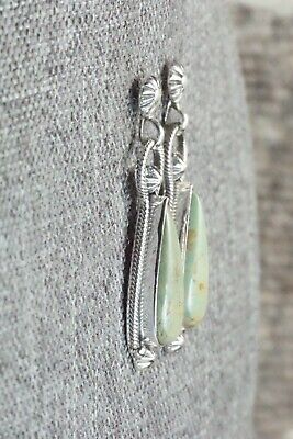 Turquoise & Sterling Silver Earrings - Verley Betone