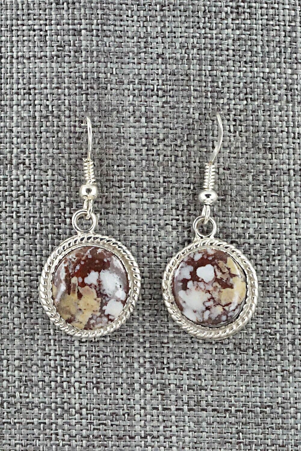 Wild Horse & Sterling Silver Earrings - Sheena Jack