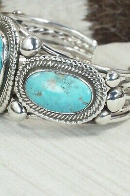 Turquoise & Sterling Silver Bracelet - Rick Martinez