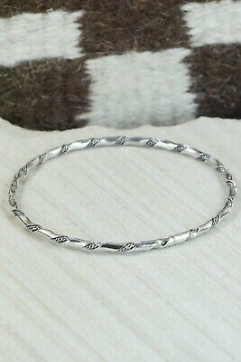 Sterling Silver Bangle - Elaine Tahe