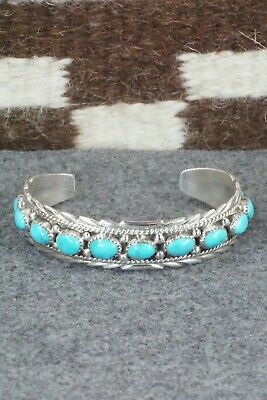 Turquoise and Sterling Silver Bracelet - Anthony Brown