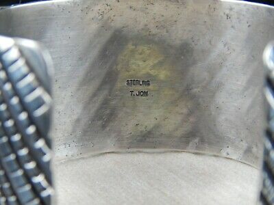 Navajo Sterling Silver Bracelet - Matilda John - High Lonesome Trading