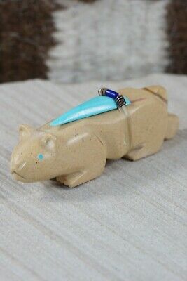 Mountain Lion Zuni Fetish Carving - Alex Tsethlikai - High Lonesome Trading