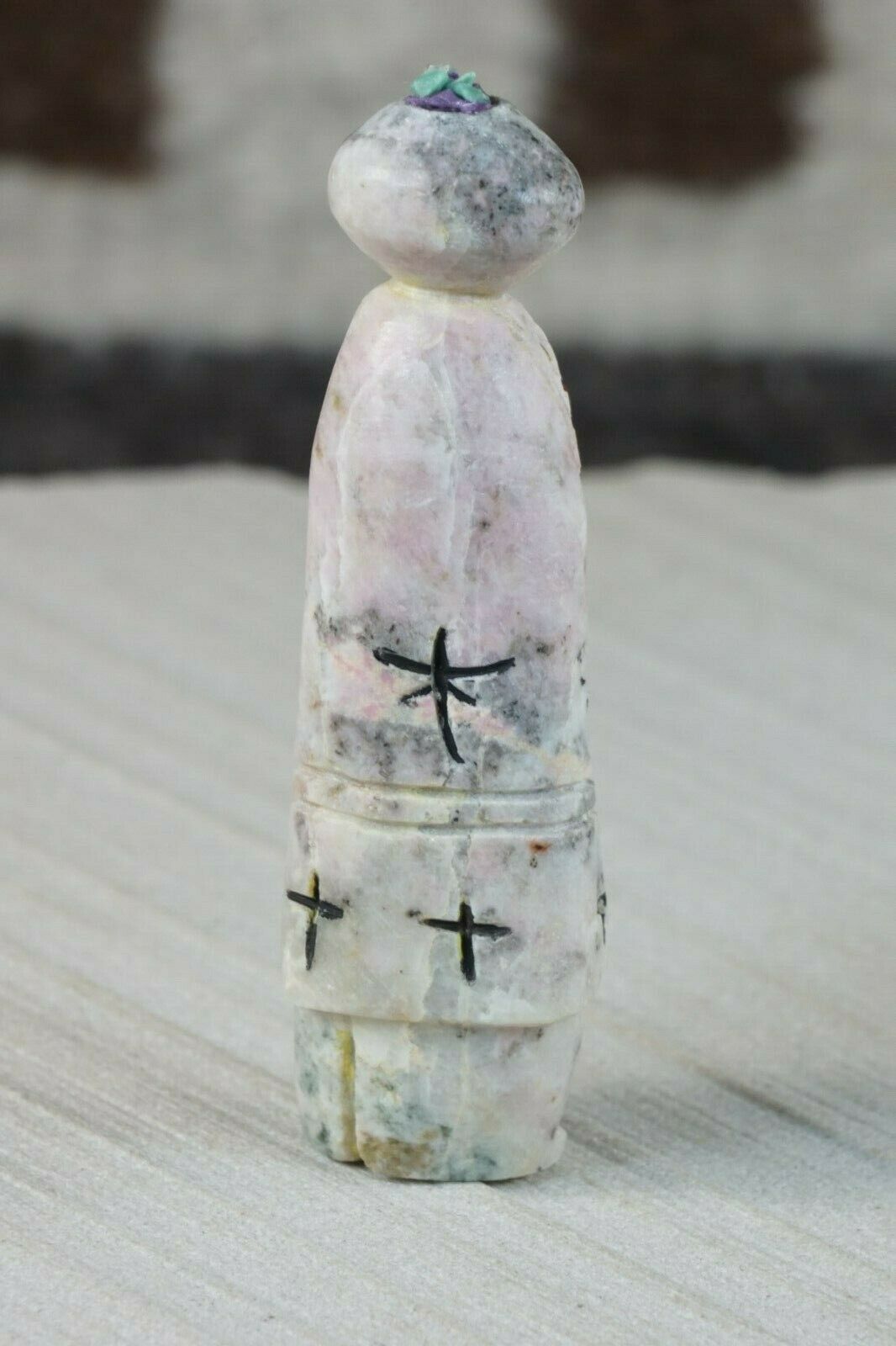 Corn Maiden Zuni Fetish Carving - Sandra Quandelacy - High Lonesome Trading