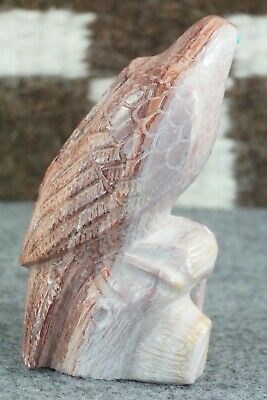 Eagle Zuni Fetish Carving - Derrick Kaamasee
