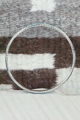Turquoise & Sterling Silver Bangle - Jessica Chavez