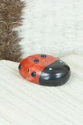 Ladybug Zuni Fetish Carving - Reynold Lunasee